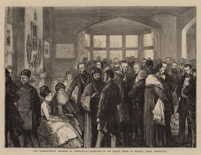 The International Congress of Orientalists, Reception by Sir Bartle Frere at Wressil Lodge, Wimbledon by Joseph Nash